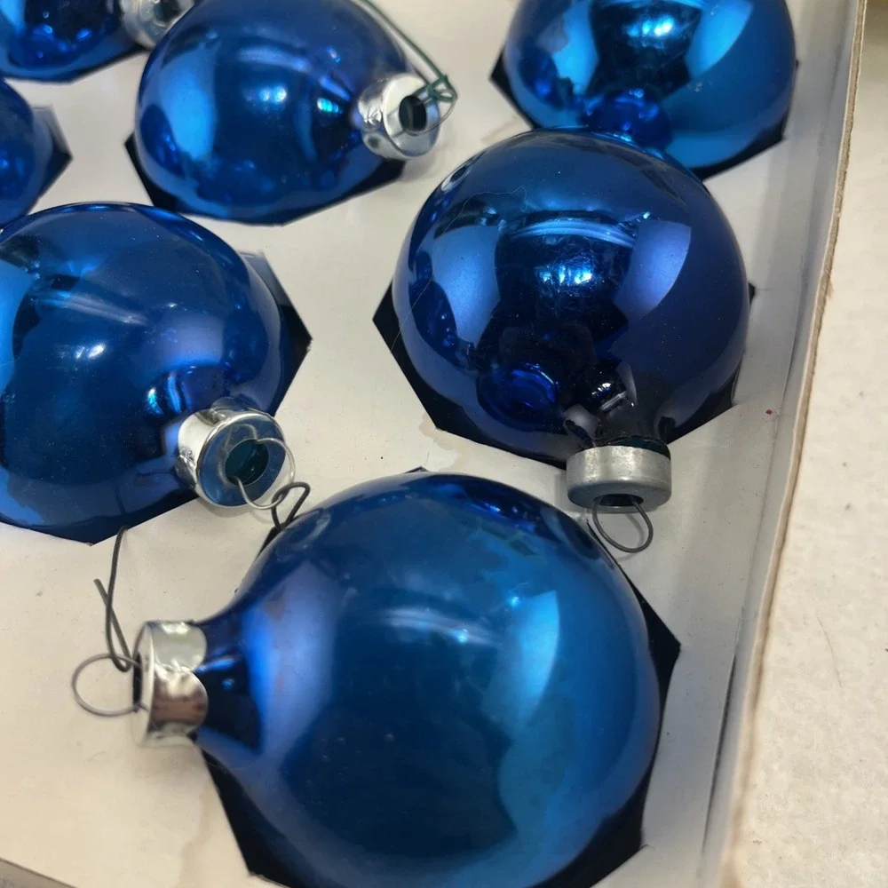 Hollywood Regency set blue